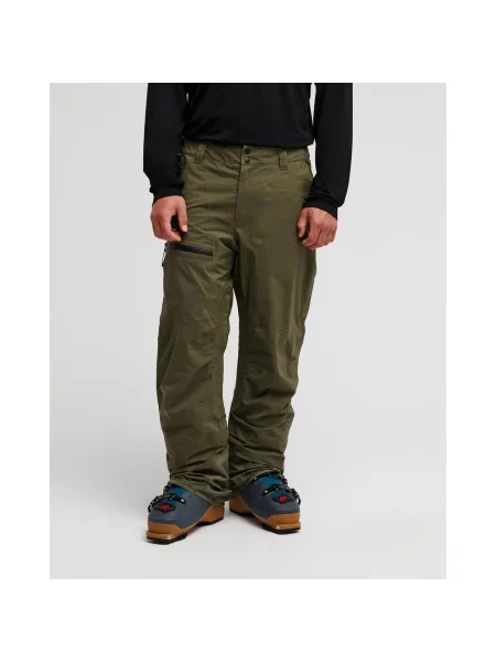 Długie spodnie Quiksilver Forever Stretch GORE-TEX zielony oliwkowy S czarny