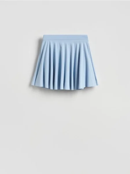 Reserved Гладкі шорти-спідниця блідо-блакитний блакитна