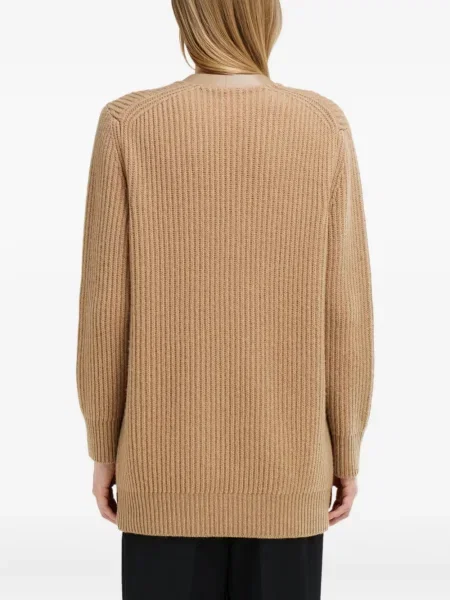 Cardigan Ferragamo din piele cu cataramă