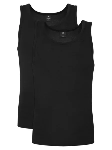 Тениска G-Star Raw 2 броя черно