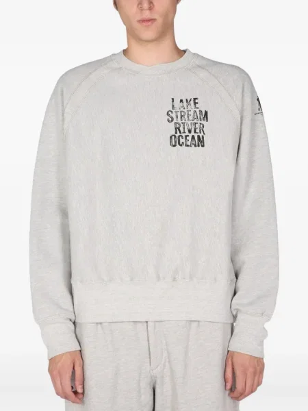 Hanorac crewneck Engineered Garments gri