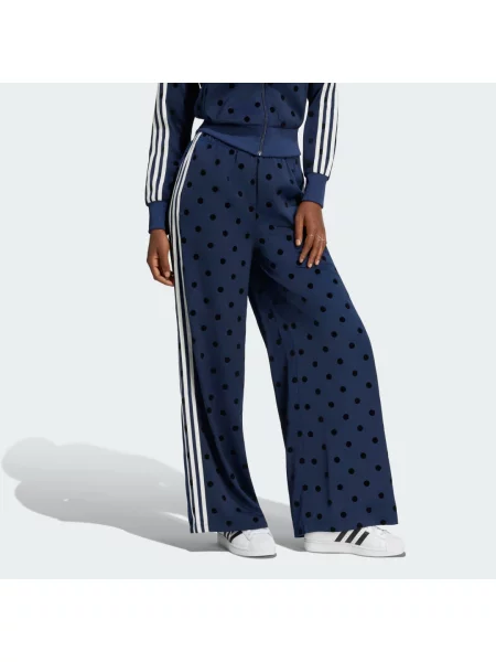 KALHOTY SATIN POLKA DOTS WIDE LEG