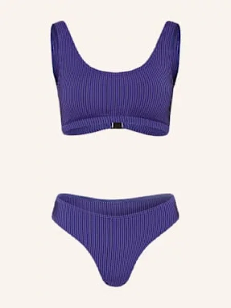 Café Du Cycliste Bikini Bustier Jasmin blau niebieskie