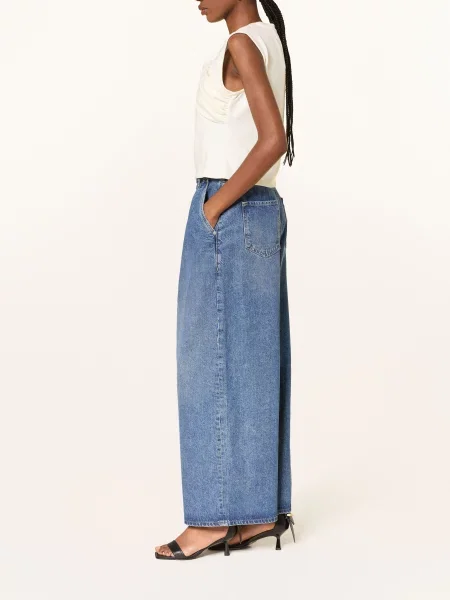 Allsaints Džíny S Širokými Nohavicemi Haze mid indigo