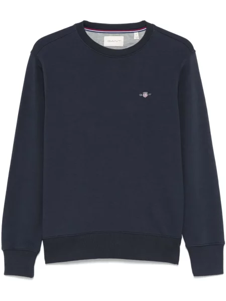 Hanorac crewneck Gant albastru