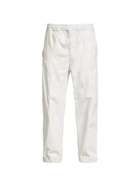 Pantaloni Parajumpers de catifea cord alb