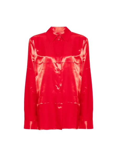 Koszula Jil Sander czerwona