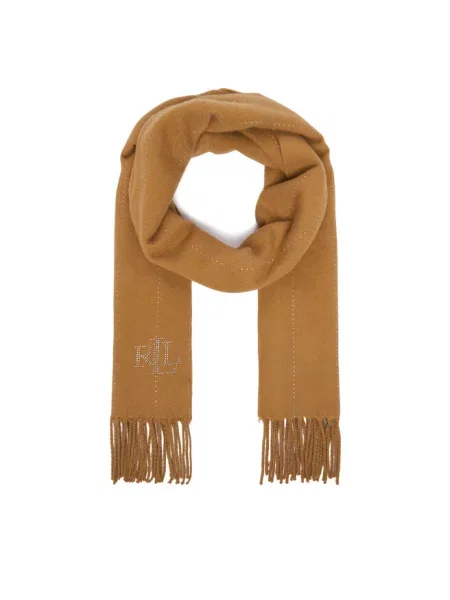 LAUREN RALPH LAUREN Szalik jasny brązowy