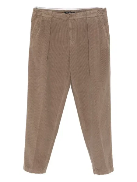 Decupat pantaloni Briglia 1949 de catifea cord maro