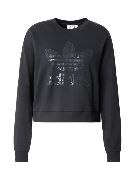 Mikina adidas Originals SNAKE CREW čierna