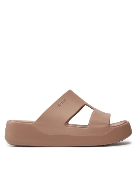 Crocs Šlepetės Getaway Platform H-Strap smėlio