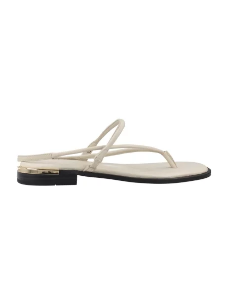 Tommy Hilfiger De piele sandale bej