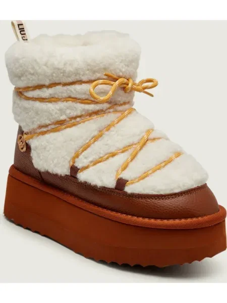 Liu Jo Bocanci JANE 07 | shearling | skóra maro
