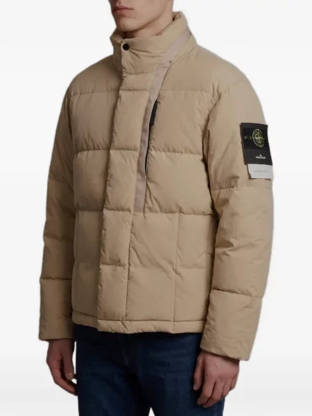 Geacă Stone Island cu glugă cu strasuri