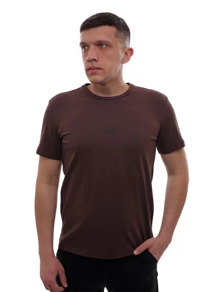 Футболка STREAM темно-коричневий віскоза/поліестер коричнева