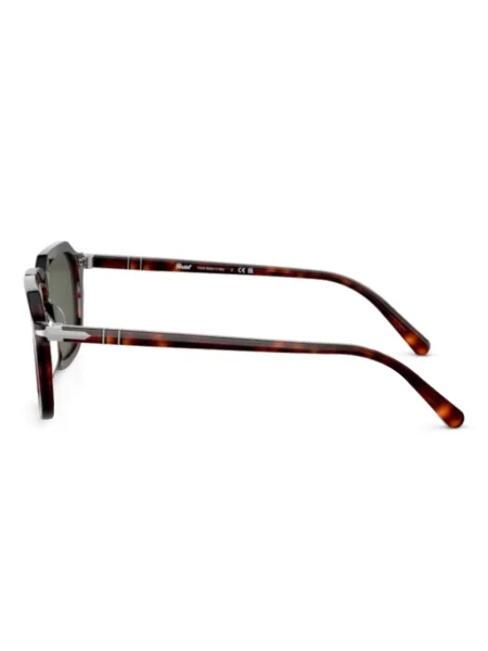 Ochelari de soare Persol cu imprimeu geometric maro