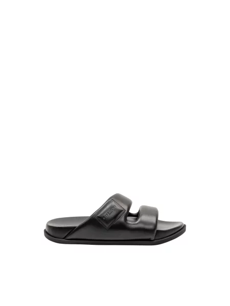 Klapki Givenchy skórzane czarne