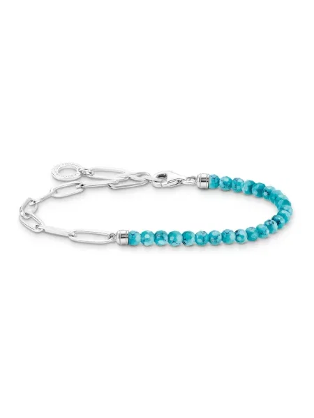 Zawieszka Thomas Sabo z koralikami szara