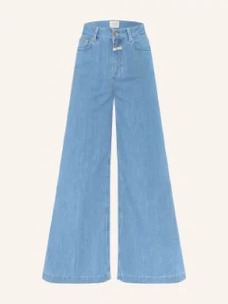 Closed Široké Džíny Glow Up mbl mid blue modré
