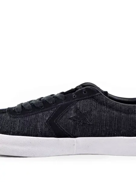 Sneakerși Converse Chuck Taylor All Star cu dungi cu franjuri din țesătură twill negru