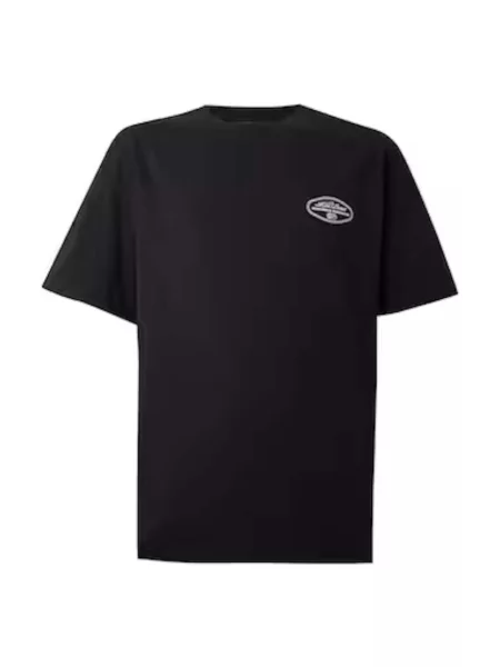Les Deux Tricou Worldwide negru alb