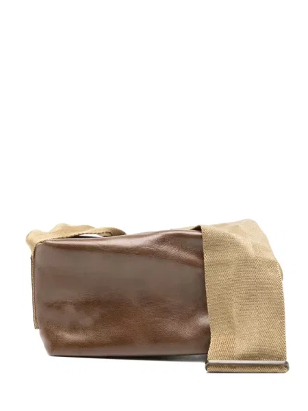 Geanta de piele Uma Wang din piele maro