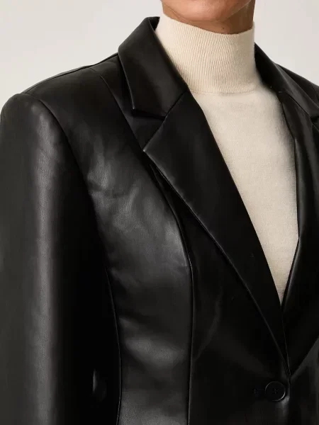 Кожаный пиджак Karl Lagerfeld