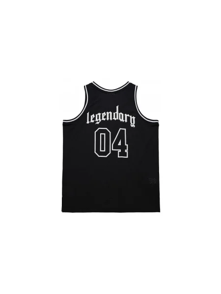 Tricou Mitchell & Ness din jerseu negru