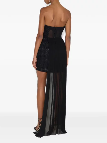 Rochie mini Elisabetta Franchi din tweed negru