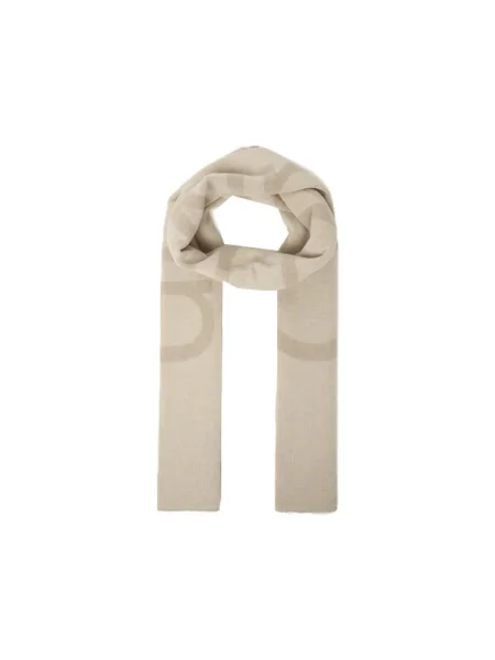 Sál Calvin Klein Bold Logo Wool Scarf White Universal bézs