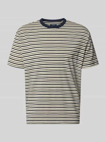 T-shirt o kroju regular fit z dodatkiem Mcneal granatowa