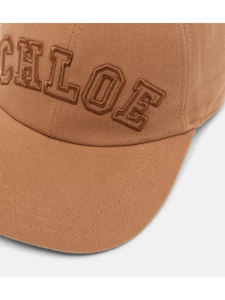 Șapcă Chloé din canvas maro