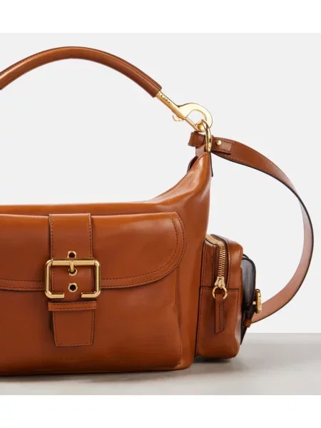 Geanta de piele Chloé din piele maro