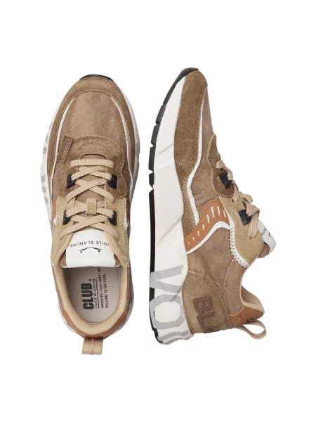Sneakersy Voile Blanche brązowe