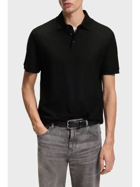 Поло Boss черное