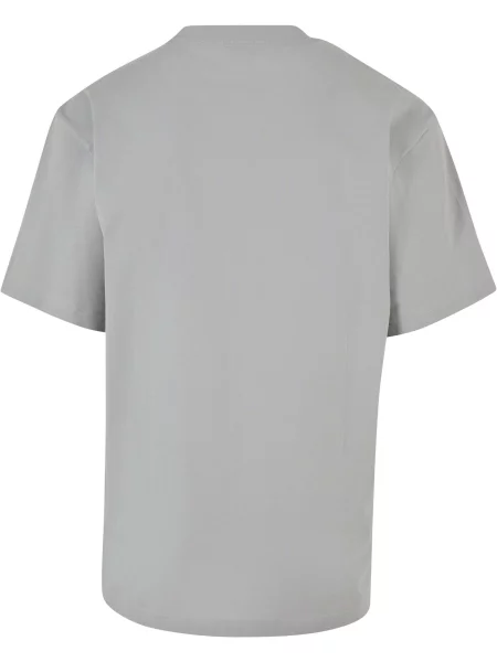 Urban Classics Tricou gri / verde alb