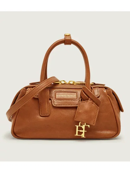 Rucsac Elisabetta Franchi din piele maro