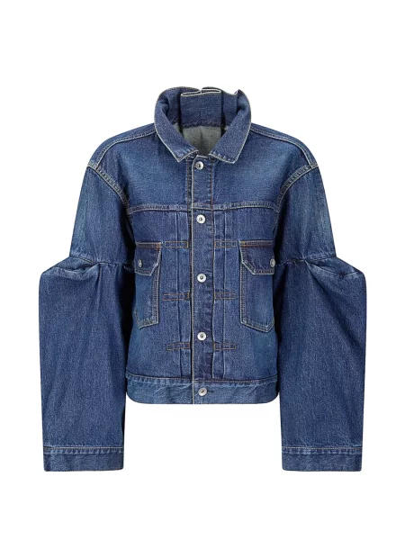 Geacă de blugi Sacai albastru