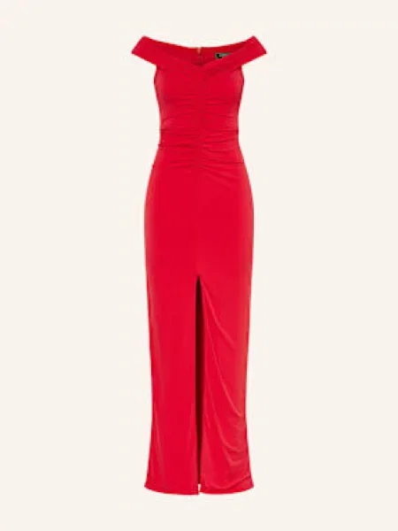 Lipsy Sukienka Wieczorowa Z Dżerseju rot czerwona