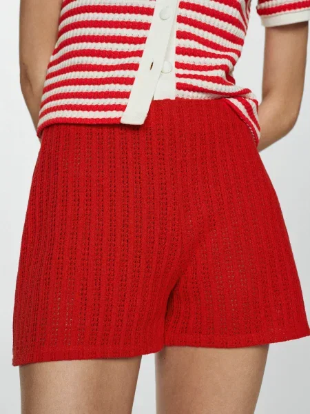 MANGO Шорти червоний