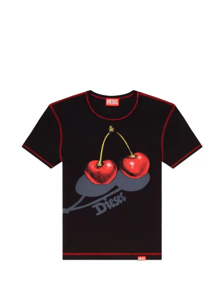 Tricou Diesel cu imagine negru