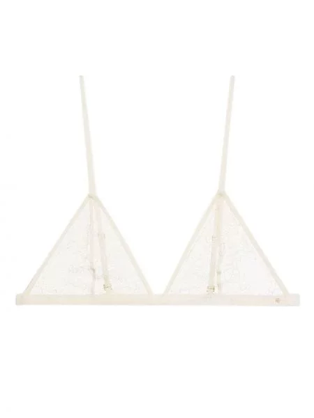 Sutien Anine Bing din dantelă alb