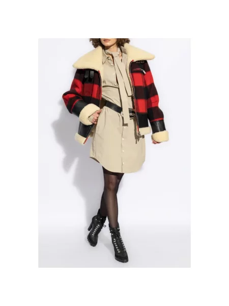 Sukienka Dsquared2 beżowa