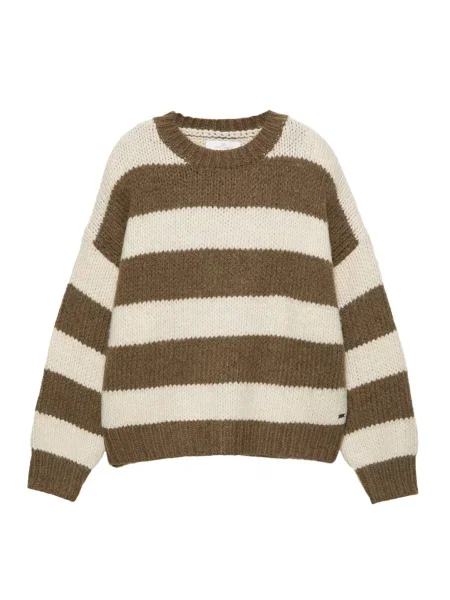 Pull&Bear Pulover PACIFIC crem maro