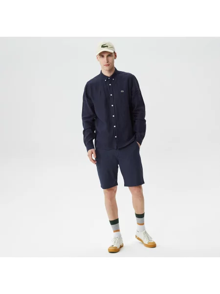 Lacoste Bermudy Lacoste granatowe