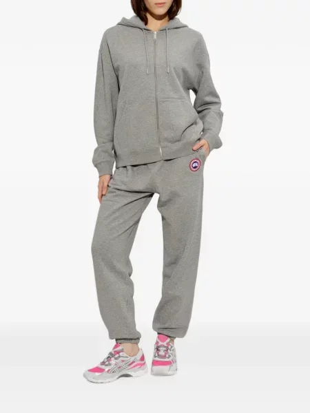 Hanorac cu glugă Canada Goose cu cordon gri