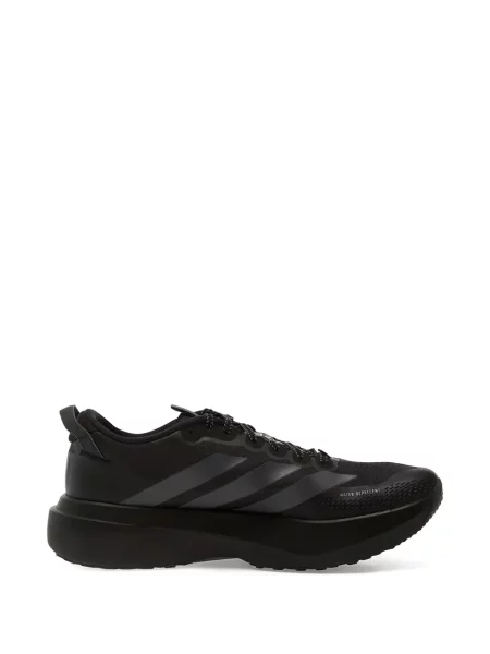 Dryžuotas briaunotas ilgas marškinėliai Adidas juoda
