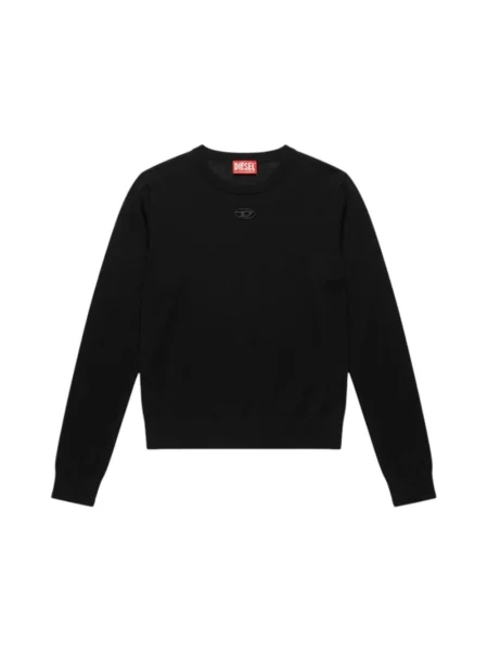 Sweter Diesel wełniany czarny