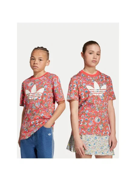 Adidas Футболка Liberty London червоний
