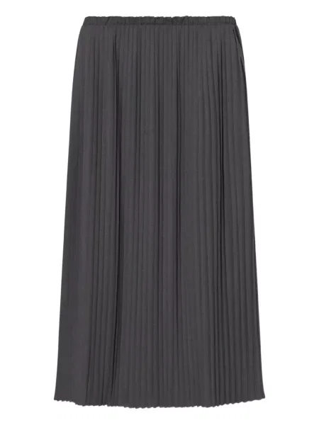 Sukienka midi Mark Kenly Domino Tan plisowana do kolan garniturowa szara